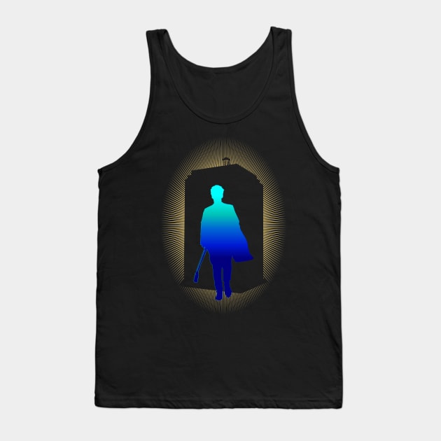 THE 12TH DOCTOR IS BLUE Tank Top by KARMADESIGNER T-SHIRT SHOP